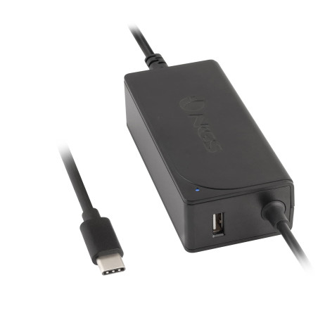 NGS W-65W Type C - Chargeur Universel, USB-C, pour Ordinateur Portable et Appareil avec Ports USB-C, Charge Rapide et Sûre, Idéa