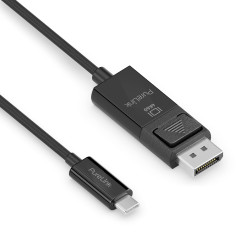 PureLink Câble USB-C vers DisplayPort, 4K Ultra HD 60 Hz, connecteurs plaqués or, 1,50 m, noir