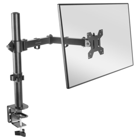 Mars Gaming MARM1 Noir, Support de Moniteur à Bras pour Ecrans jusqu'à 32", Articulé et Réglable en Hauteur, Cadre Robuste, Comp