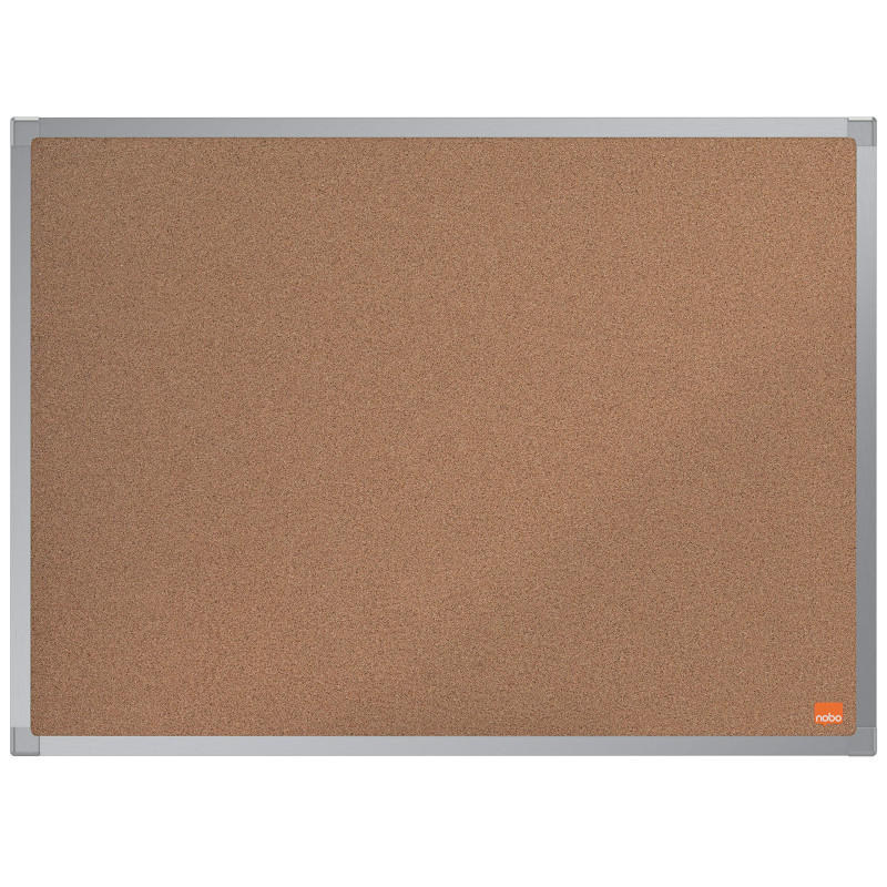 Nobo Tableau d'Affichage Liège, 600 x 450mm, Cadre Aluminium, Montage Mural par les Coins, Essence, Brun Clair, 1915460 Nobo Tableau d'Affichage Liège, 600 x 450mm, Cadre Aluminium, Montage Mural par les Coins, Essence, Brun Clair, 1915460