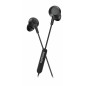 Philips TAE5008BK/00 Écouteurs Intra-Auriculaire avec Micro | Filaire léger | Câble de 1,2 m | Télécommande Intégrée à 3 Boutons