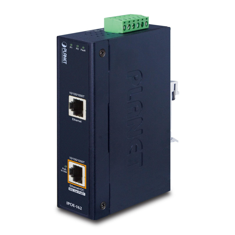 PLANET IPOE-162 commutateur réseau Gigabit Ethernet (10/100/1000) Connexion Ethernet, supportant l'alimentation Via ce Port (PoE PLANET IPOE-162 commutateur réseau Gigabit Ethernet (10/100/1000) Connexion Ethernet, supportant l'alimentation Via ce Port (PoE