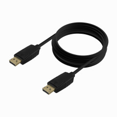 AISENS Câble DISPLAYPORT V1.2 CCS 4K@60Hz, DP/M-DP/M, noir, 3 m