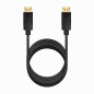 AISENS Câble DISPLAYPORT V1.2 CCS 4K@60Hz, DP/M-DP/M, noir, 3 m AISENS Câble DISPLAYPORT V1.2 CCS 4K@60Hz, DP/M-DP/M, noir, 3 m