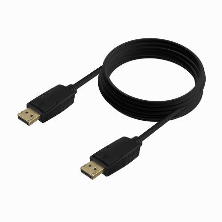 AISENS Câble DISPLAYPORT V1.2 CCS 4K@60Hz, DP/M-DP/M, noir, 5 m