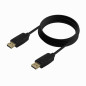 AISENS Câble DISPLAYPORT V1.2 CCS 4K@60Hz, DP/M-DP/M, noir, 5 m AISENS Câble DISPLAYPORT V1.2 CCS 4K@60Hz, DP/M-DP/M, noir, 5 m