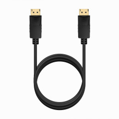 AISENS Câble DISPLAYPORT V1.2 CCS 4K@60Hz, DP/M-DP/M, noir, 5 m