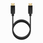 AISENS Câble DISPLAYPORT V1.2 CCS 4K@60Hz, DP/M-DP/M, noir, 5 m AISENS Câble DISPLAYPORT V1.2 CCS 4K@60Hz, DP/M-DP/M, noir, 5 m