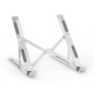 AISENS LPS2M-173 Support de Bureau réglable pour Ordinateur Portable/Tablette Argenté