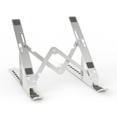 AISENS Support de Bureau réglable pour Ordinateur Portable/Tablette. Argent