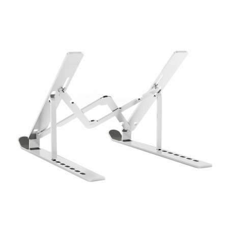 AISENS Support de Bureau réglable pour Ordinateur Portable/Tablette. Argent
