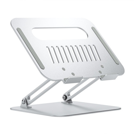 AISENS Support de Bureau XL 10-17 réglable pour Ordinateur Portable/Tablette. Argent