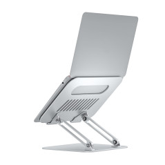 AISENS Support de Bureau XL 10-17 réglable pour Ordinateur Portable/Tablette. Argent