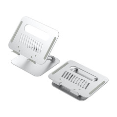 AISENS Support de Bureau XL 10-17 réglable pour Ordinateur Portable/Tablette. Argent