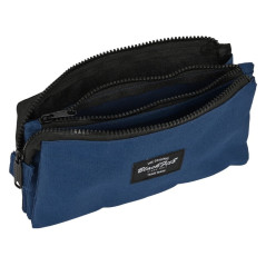 Safta- Trousse Triple recyclée Blackfit8 Urban 22 x 12 x 3 cm, 842245744, Multicolore