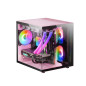 Mars Gaming MC-View, Boîtier Mini-Tour Gaming Micro-ATX, Verre Trempé 90° sans Cadre, Structure Modulaire Double Chambre, Suppor Mars Gaming MC-View, Boîtier Mini-Tour Gaming Micro-ATX, Verre Trempé 90° sans Cadre, Structure Modulaire Double Chambre, Suppor