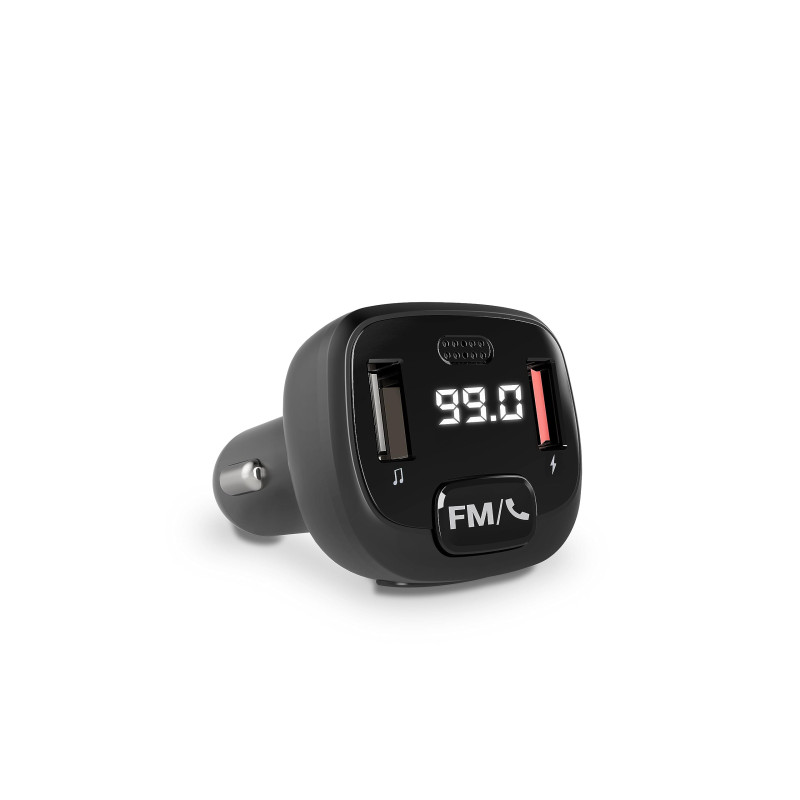 Energy Sistem Car FM Talk - Transmetteur FM pour Voiture (Bluetooth, microSD, USB MP3, Assistant Vocal, Mains Libres), Noir Energy Sistem Car FM Talk - Transmetteur FM pour Voiture (Bluetooth, microSD, USB MP3, Assistant Vocal, Mains Libres), Noir