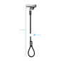 TOOQ TQCLKC0045-G - Câble de sécurité à fente de type Nano avec clé pour ordinateurs portables 1,5 mètres, gris foncé