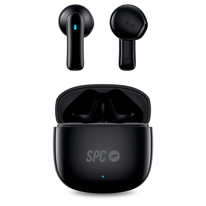 SPC Zion 2 Play – Écouteurs sans Fil Bluetooth pour 28 Heures de Batterie Multi-Charges, Ultra-compacts, contrôle Tactile, Mains SPC Zion 2 Play – Écouteurs sans Fil Bluetooth pour 28 Heures de Batterie Multi-Charges, Ultra-compacts, contrôle Tactile, Mains