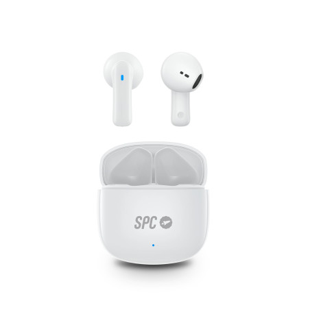 SPC Zion 2 Play – Écouteurs sans Fil Bluetooth pour 28 Heures de Batterie Multi-Charges, Ultra-compacts, contrôle Tactile, Mains