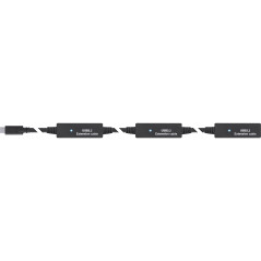 InLine Câble d'extension actif USB 3.2 Gen.1 USB-C mâle vers USB-A femelle avec amplification du signal, longue distance, pour d