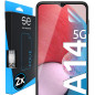 4x se® Film de Protection 3D Transparent pour Samsung Galaxy A14 5G, Auto-réparateur, Compatible Empreinte & FaceID, Installatio 4x se® Film de Protection 3D Transparent pour Samsung Galaxy A14 5G, Auto-réparateur, Compatible Empreinte & FaceID, Installatio