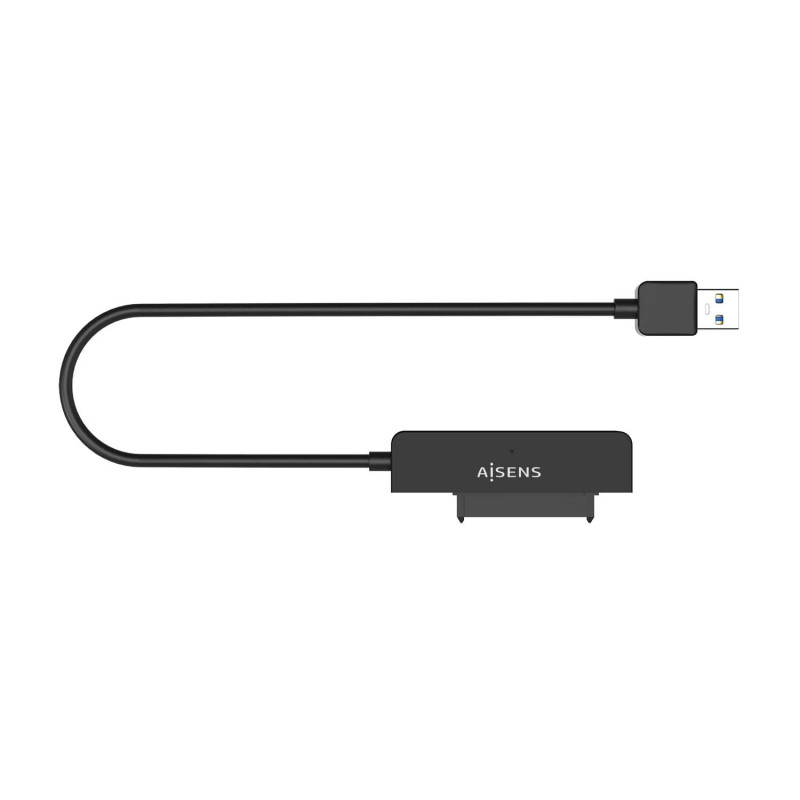 AISENS Adaptateur SATA vers USB-A USB3.0/USB3.1 Gen1 pour disques durs 2,5 ?. Noir AISENS Adaptateur SATA vers USB-A USB3.0/USB3.1 Gen1 pour disques durs 2,5 ?. Noir