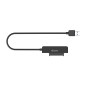 AISENS Adaptateur SATA vers USB-A USB3.0/USB3.1 Gen1 pour disques durs 2,5 ?. Noir AISENS Adaptateur SATA vers USB-A USB3.0/USB3.1 Gen1 pour disques durs 2,5 ?. Noir