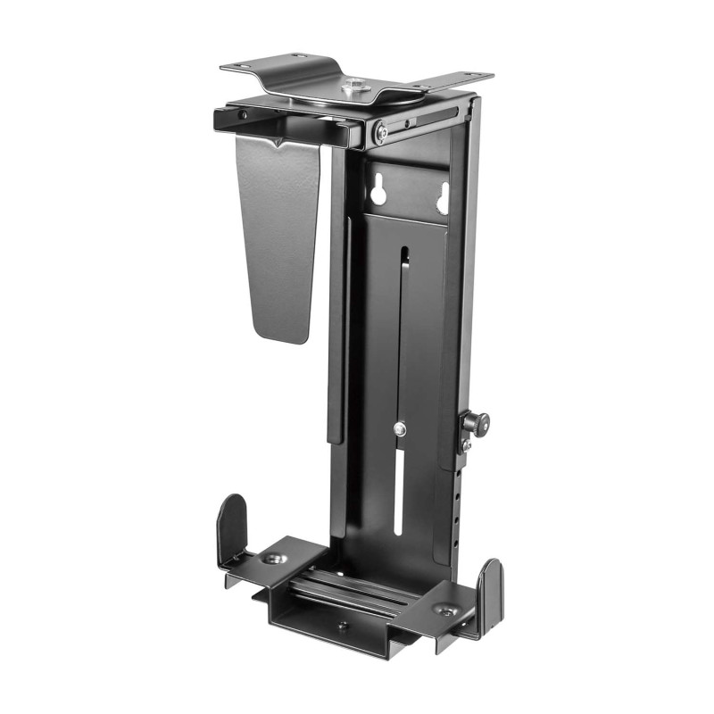 AISENS Support Rotatif antivol et Hauteur Personnalisable pour CPU pour Montage sous Le Bureau ou au Mur Noir AISENS Support Rotatif antivol et Hauteur Personnalisable pour CPU pour Montage sous Le Bureau ou au Mur Noir