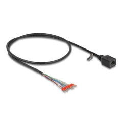 DeLOCK 88005 câble de réseau Noir 0,5 m Cat5e