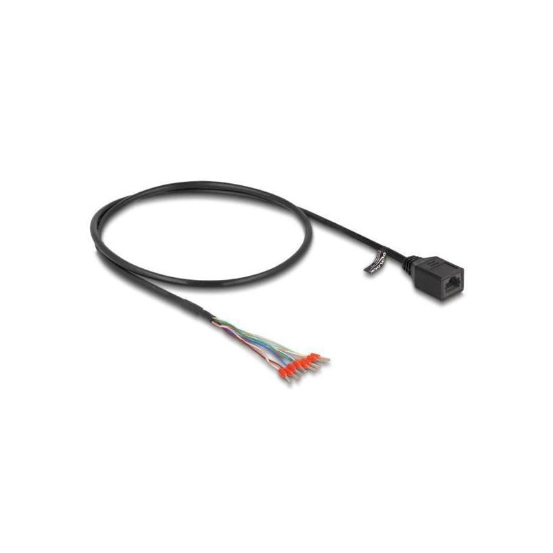 DeLOCK 88005 câble de réseau Noir 0,5 m Cat5e