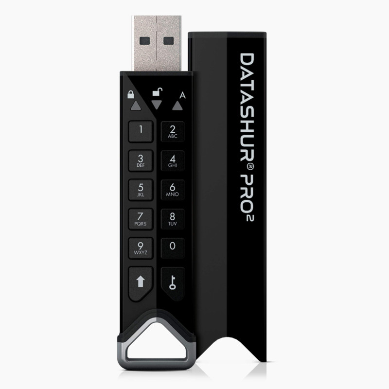 iStorage datAshur PRO2 4 Go - Clé USB sécurisée - Certifié FIPS 140-2 niveau 3 - Protégé par mot de passe - Résistant à la pouss iStorage datAshur PRO2 4 Go - Clé USB sécurisée - Certifié FIPS 140-2 niveau 3 - Protégé par mot de passe - Résistant à la pouss
