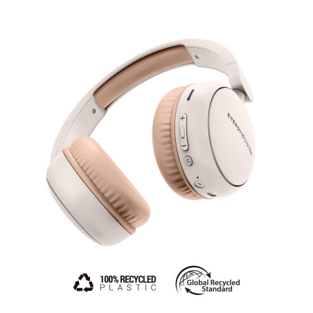 Energy Sistem Radio Color - Casque Bluetooth avec Radio FM (Plastique recyclé, Radio FM intégrée et Emplacement MicroSD, 16 Heur