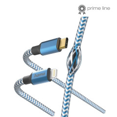Hama "Reflective Câble USB C vers Lightning 1.5M [Plaqué Or] - Certifié MFi, Câble Charge Rapide Apple, Transfert Rapide 480 Mbi