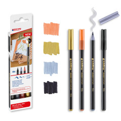 Brushpen Edding 1340 Lettring Set Assorti