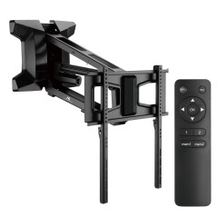 Maclean MC-891 TV Support TV électrique au-Dessus de la cheminée Vesa Max 600x400 télécommande pour TV 37"-70" 35kg