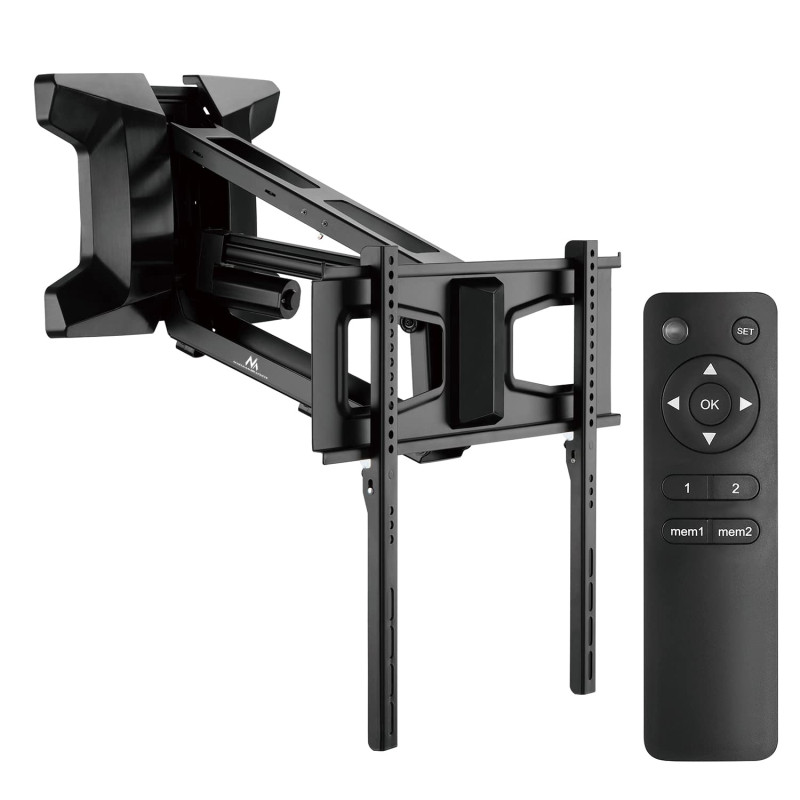 Maclean MC-891 TV Support TV électrique au-Dessus de la cheminée Vesa Max 600x400 télécommande pour TV 37"-70" 35kg Maclean MC-891 TV Support TV électrique au-Dessus de la cheminée Vesa Max 600x400 télécommande pour TV 37"-70" 35kg