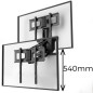 Maclean MC-891 TV Support TV électrique au-Dessus de la cheminée Vesa Max 600x400 télécommande pour TV 37"-70" 35kg Maclean MC-891 TV Support TV électrique au-Dessus de la cheminée Vesa Max 600x400 télécommande pour TV 37"-70" 35kg
