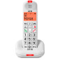 SPC Comfort Kairo - Téléphone sans Fil Seniors avec Grandes Touches, Son amplifié, Compatible avec appareils auditifs, Fonction SPC Comfort Kairo - Téléphone sans Fil Seniors avec Grandes Touches, Son amplifié, Compatible avec appareils auditifs, Fonction