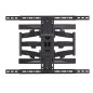 Ergosolid Support Mural TV Orientable Robuste pour écrans 45-75 Pouces LED LCD Support TV avec VESA Max de 600 x 400 mm, jusqu'à