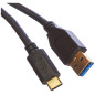 DeLOCK 1m USB3.1-C/USB3.1-A câble USB USB 3.2 Gen 2 (3.1 Gen 2) USB A USB C Noir