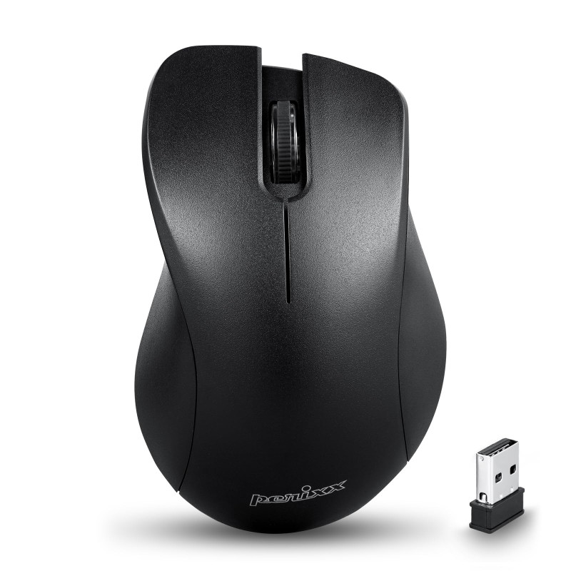 perixx PERIMICE-621B Souris sans Fil Silent Click Ergo Compatible PC de Bureau et Ordinateur Portable sans Fil 2,4 GHz Noir perixx PERIMICE-621B Souris sans Fil Silent Click Ergo Compatible PC de Bureau et Ordinateur Portable sans Fil 2,4 GHz Noir