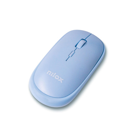 Nilox Mouse sans Fil Light Blue