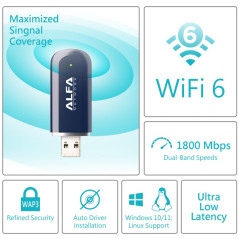 Alfa Network Alfa Adaptateur USB AWUS036AXER