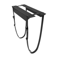 AISENS Support pour CPU sous Le Bureau avec Sangle Noire