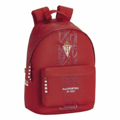 Safta Sacoche pour Portable Real Sporting de Gijón 14,1'' Rouge