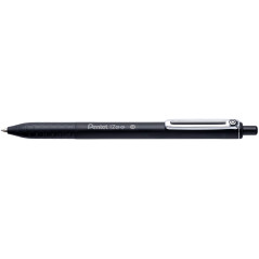 Pentel iZee Bolígrafo BX470 - Boli Retráctil con Cuerpo Mate y Clip Metálico, de Uso muy Cómodo para Escritura Suave, Perfecto p