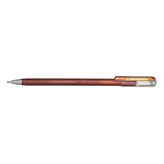 Pentel K110-4DM Dual Metallic Hybrid Stylo à encre gel avec différents effets de couleur sur papier clair/foncé 4DM