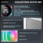 UNYKAch Refroidissement Liquide CPU Aquastorm White 360 Pompe silencieuse, Affichage pour contrôler la température du processeur UNYKAch Refroidissement Liquide CPU Aquastorm White 360 Pompe silencieuse, Affichage pour contrôler la température du processeur
