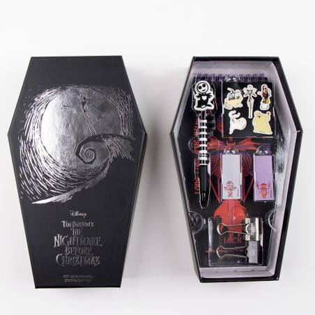Set de papeterie de Noël avec livre, stylo, autocollants, notes et pinces - Accessoires de papeterie - Produit original conçu en